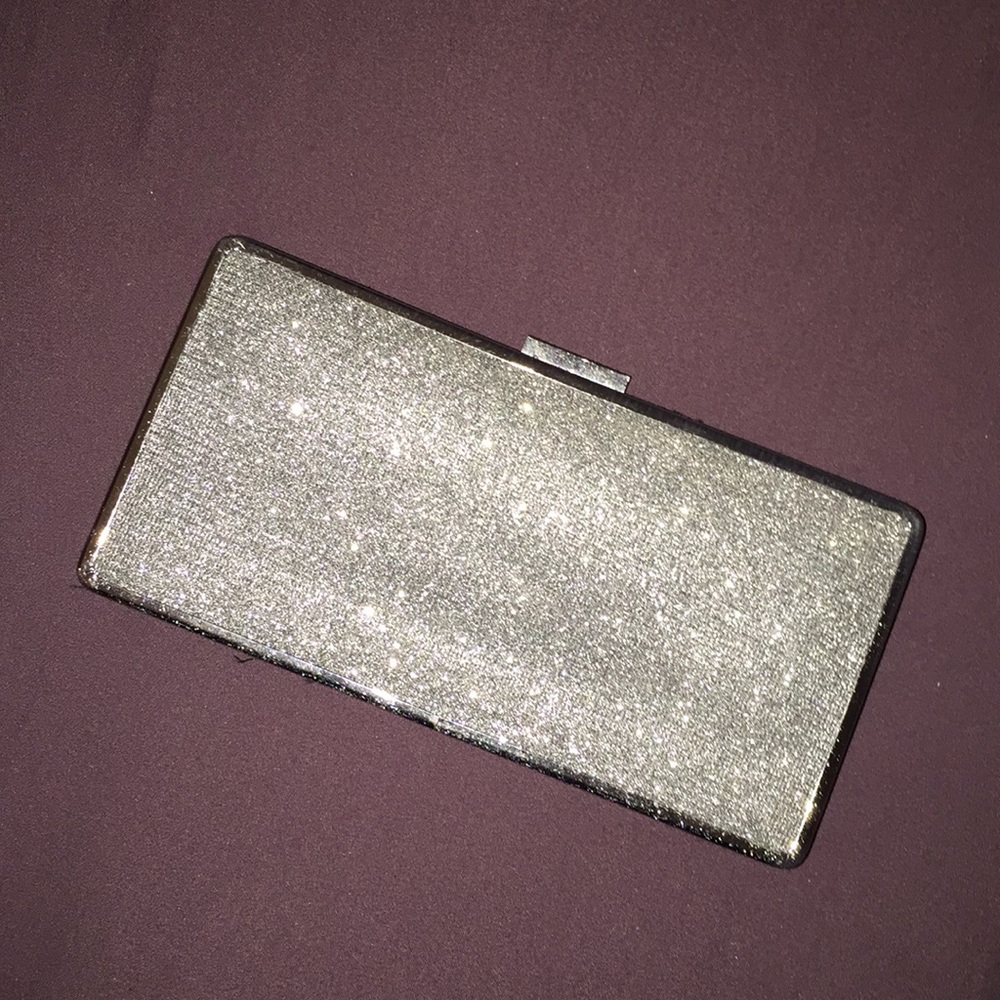 Silver Formal Dress Clutch